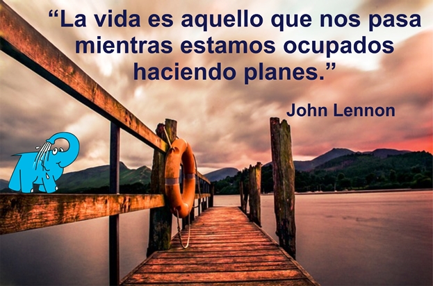 Una Enseñanza de John Lennon en la Frase del Día del Elefante Azul de Avilés.